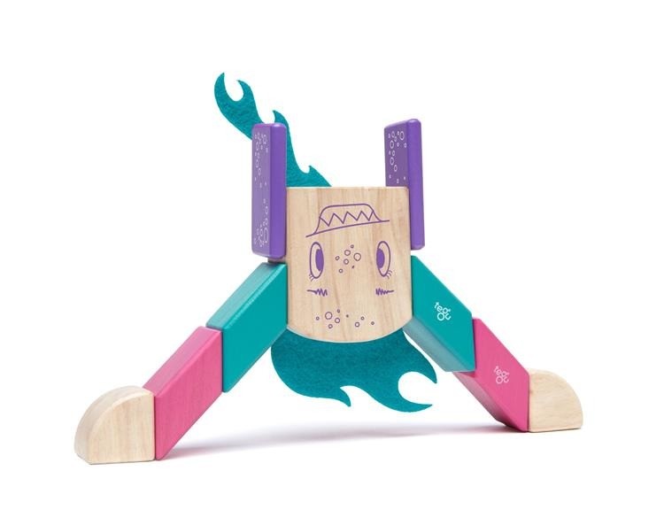 Tegu, Drewniane klocki magnetyczne STICKY MONSTERS Finklebear Tegu, Drewniane klocki magnetyczne STICKY MONSTERS Finklebear