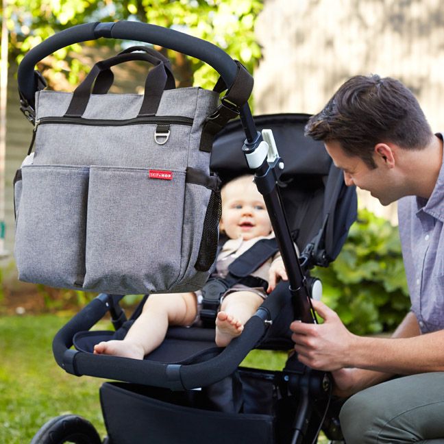 Skip Hop, torba Duo Signature Heather Grey