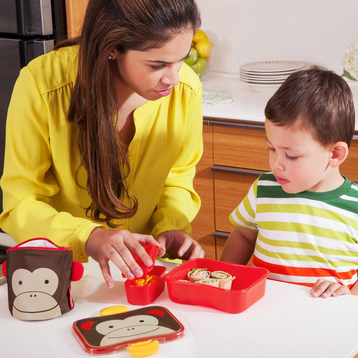 Skip Hop, pudełko śniadaniowe Małpa