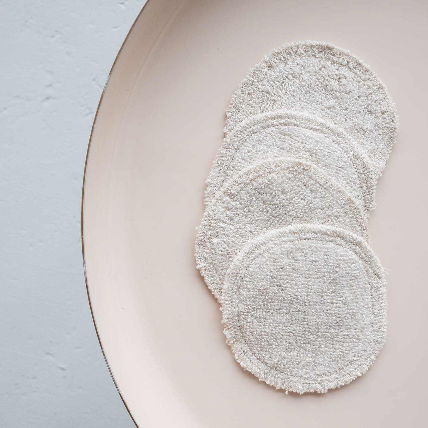 Lullalove, Wielorazowe płatki do demakijażu - len z bambusem