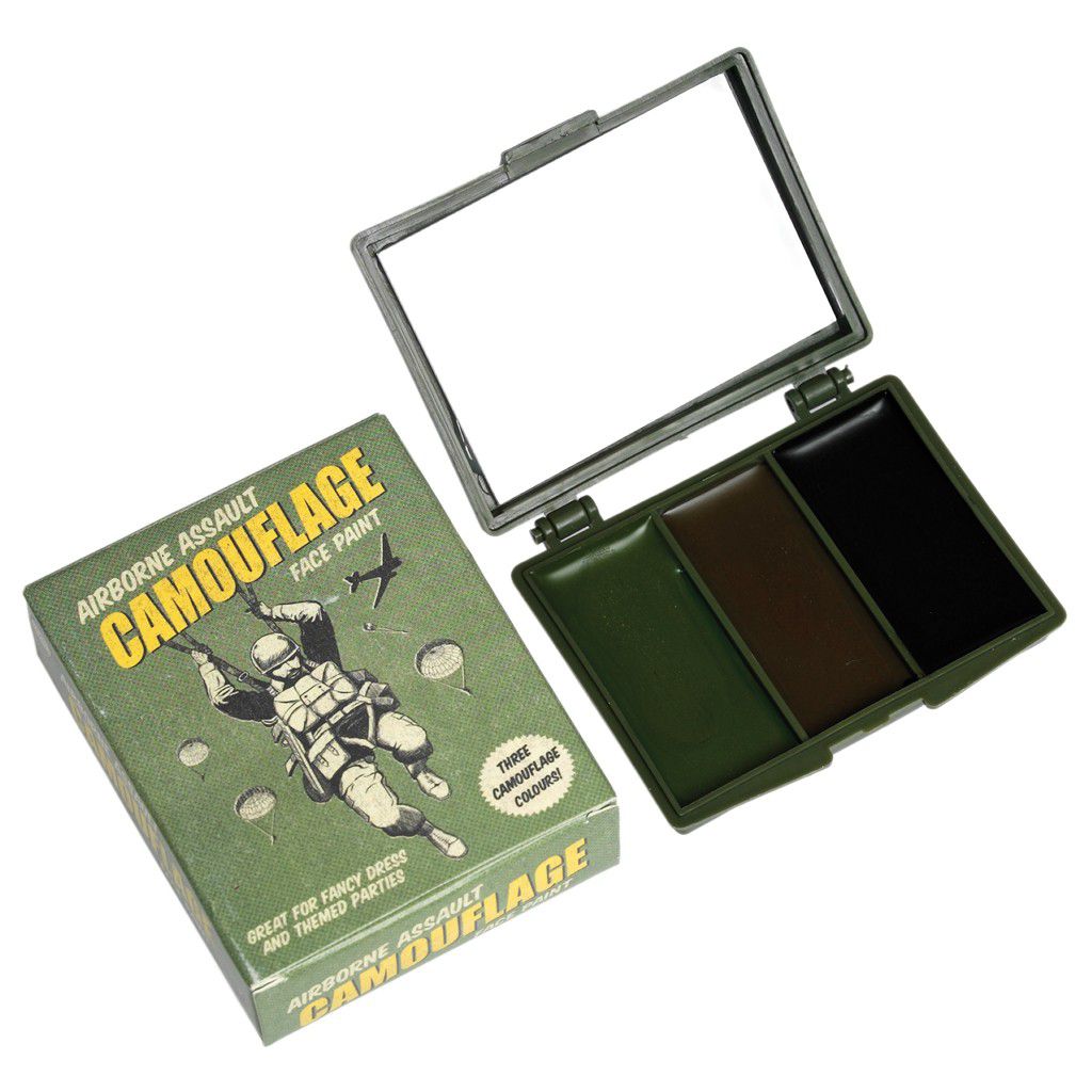 Farba do twarzy Wojskowy Kamuflaż