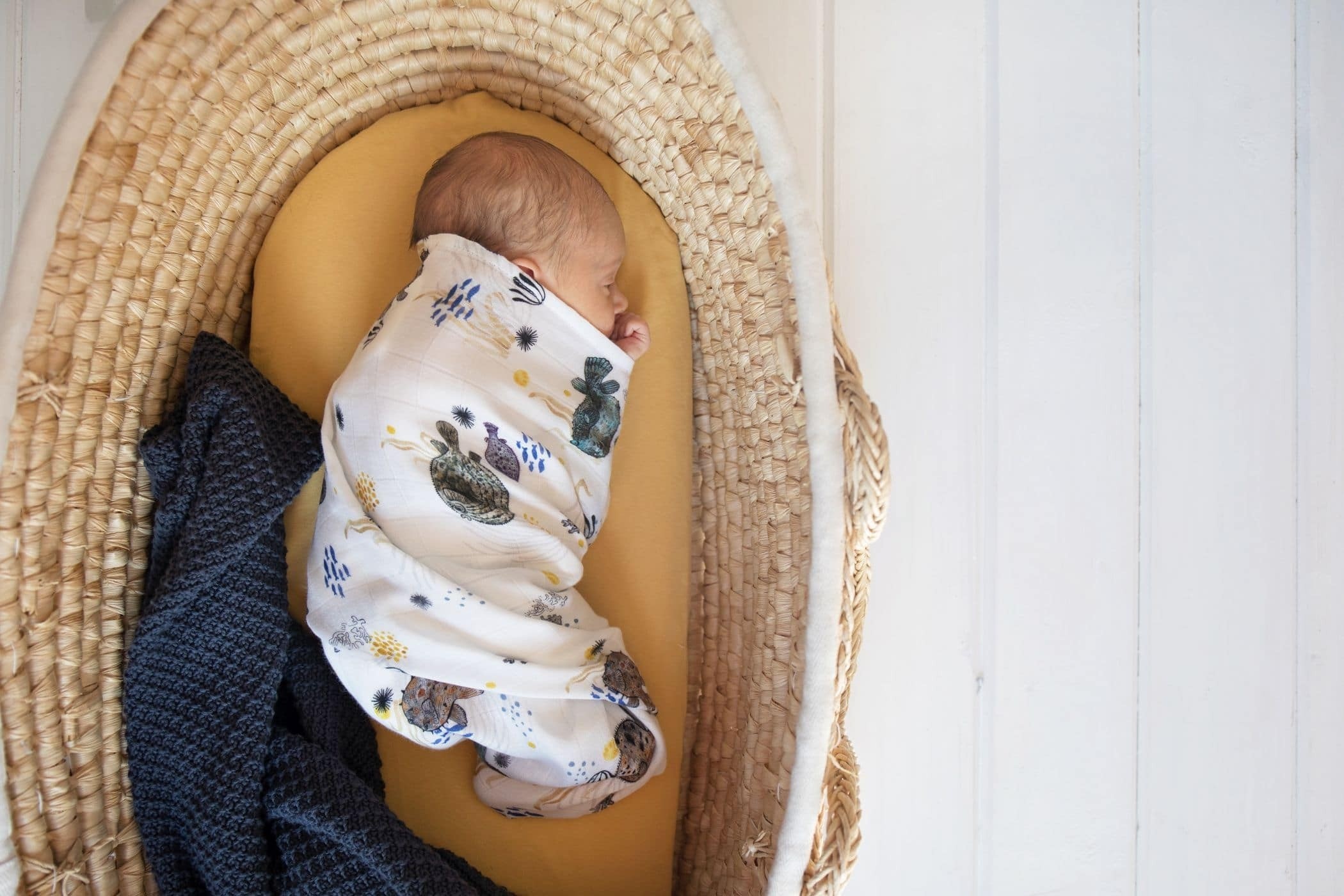 Poofi, pieluszka bambusowa - HIBISKUSY