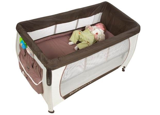 Łóżeczko turystyczne Silver Dream Babymoov - Chocolate / White