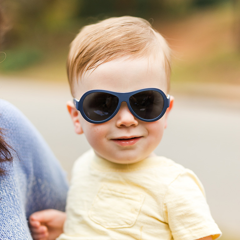 Babiators, Original Two Tone Aviator: Nautical Navy Ages 0-2 Babiators, Original Two Tone Aviator: Nautical Navy Ages 0-2