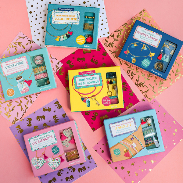 Auzou, Zestaw 4 Bransoletek z zawieszkami