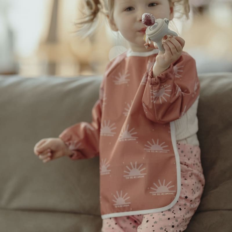 Muumee, Śliniak wodoodporny z długim rękawem Baby Bib waterproof Sun Muumee, Śliniak wodoodporny z długim rękawem Baby Bib waterproof Sun