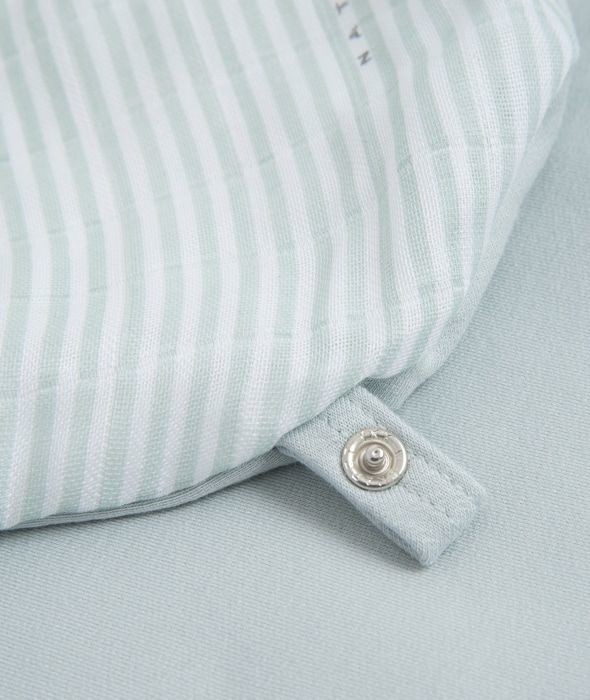 Bamboom,  Lekki Śpiworek do Spania Bambus Organiczny 6-36m Zielony w Paski