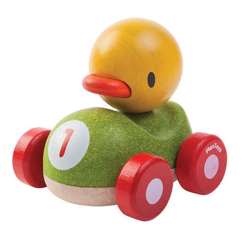 plan toys, Drewniana wyścigówka kaczka