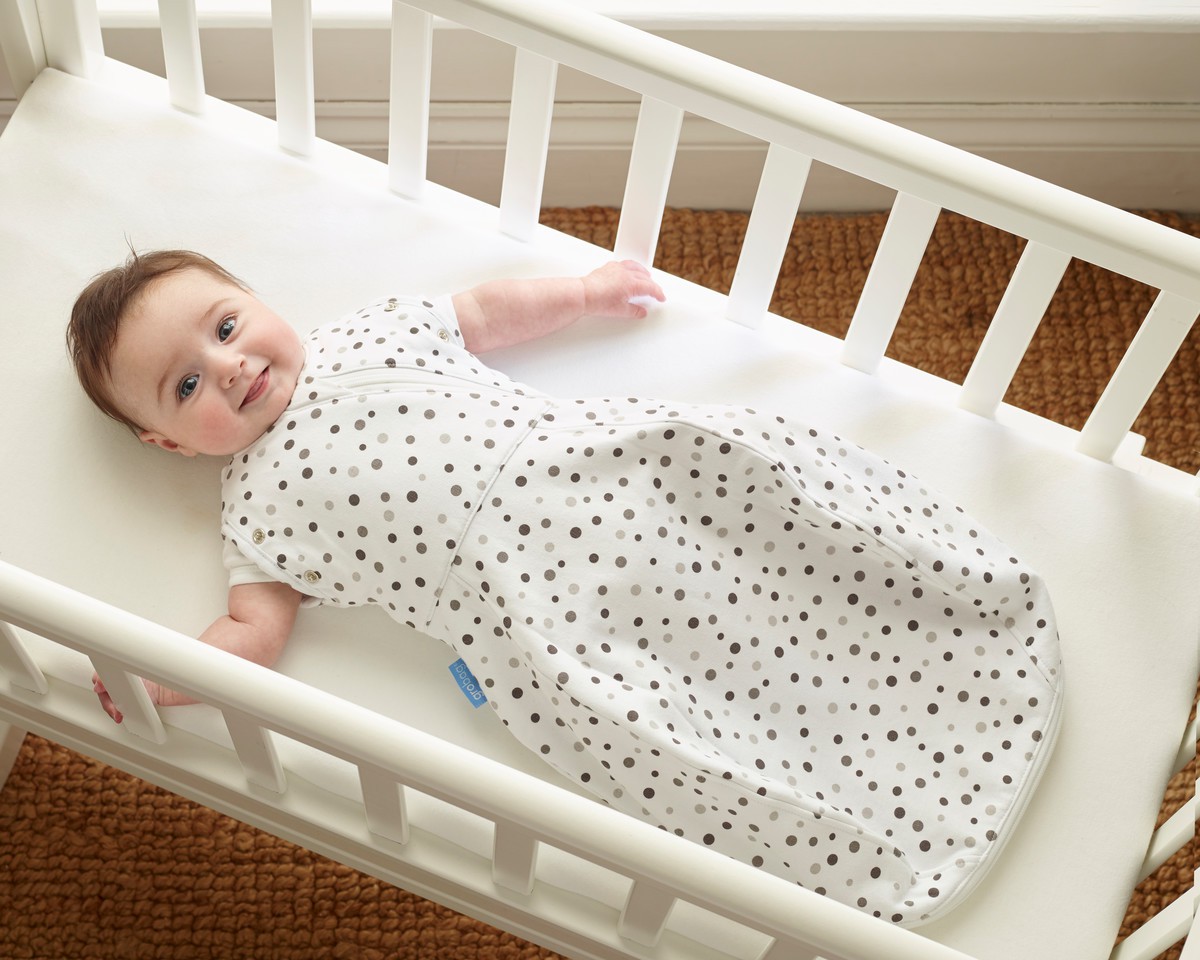 Gro Company, otulacz-śpiworek Grosnug Polka Party,