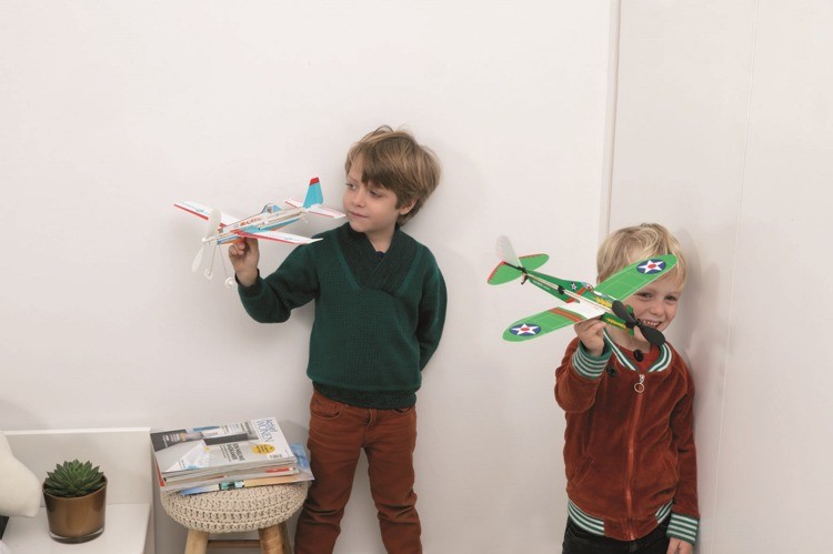 Scratch, Samolot niebieski