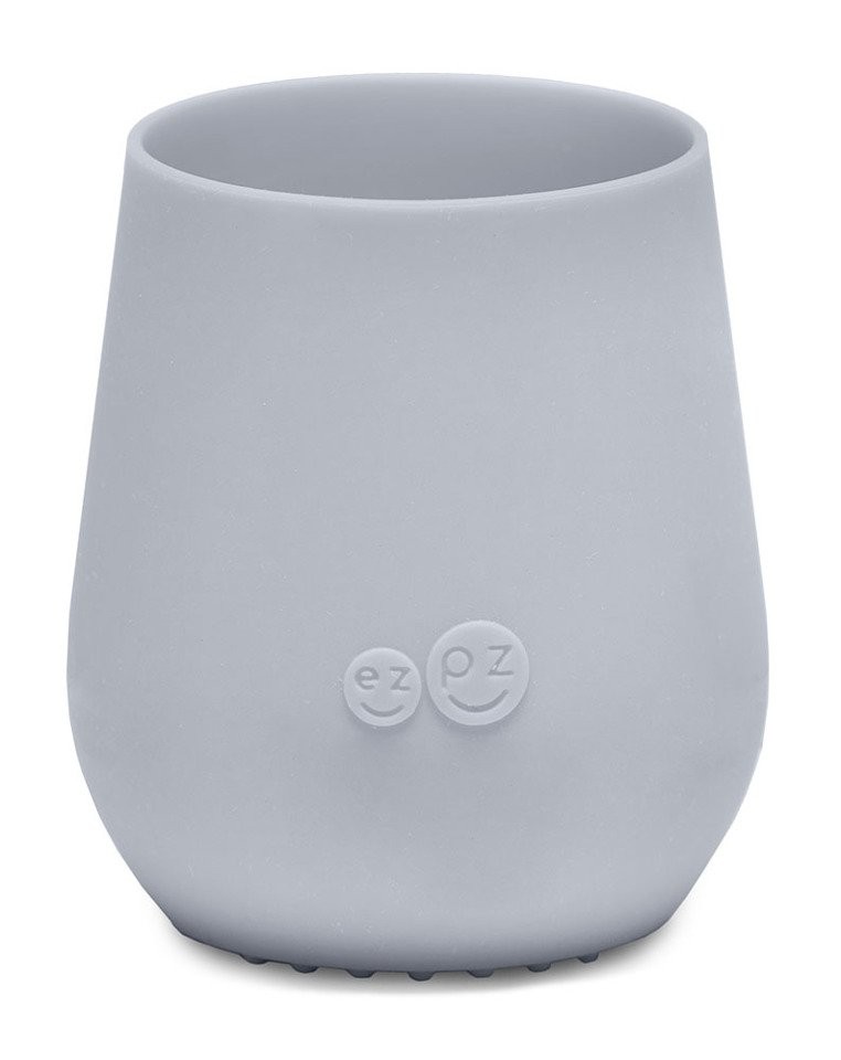 EZPZ, Silikonowy kubeczek Tiny Cup pastelowa szarość