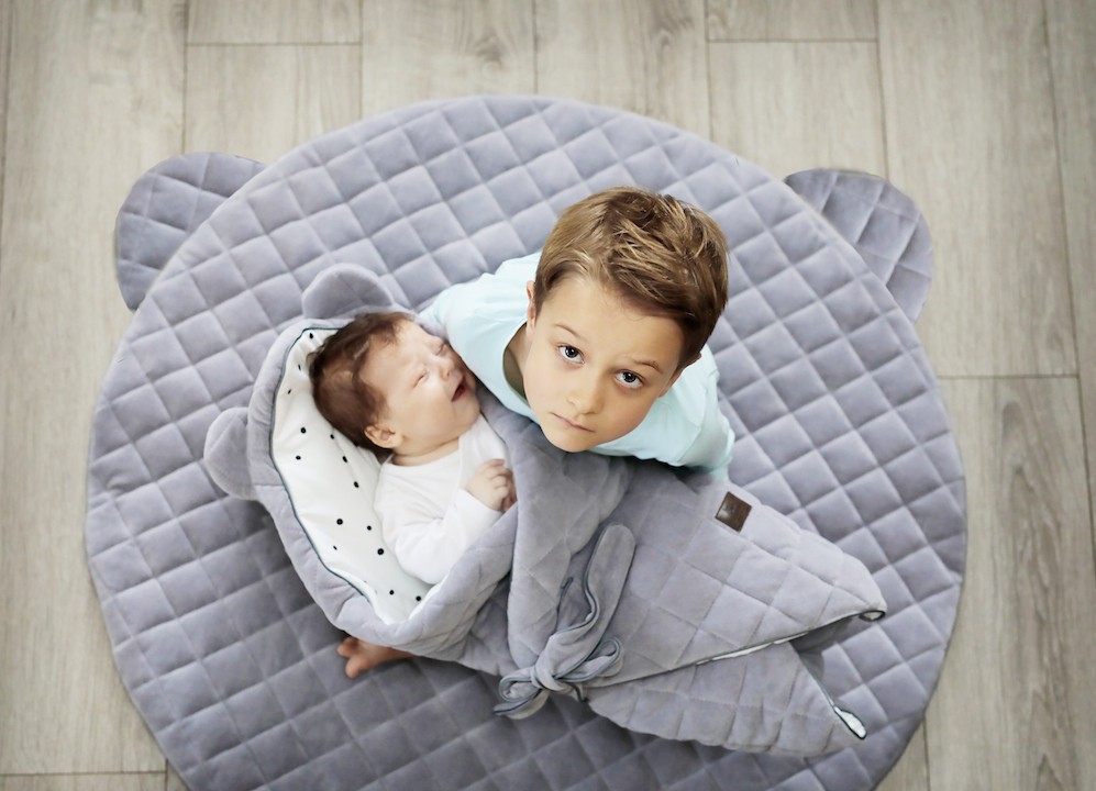Sleepee, Rożek niemowlęcy Royal Baby Grey/Grey Sleepee, Rożek niemowlęcy Royal Baby Grey/Grey