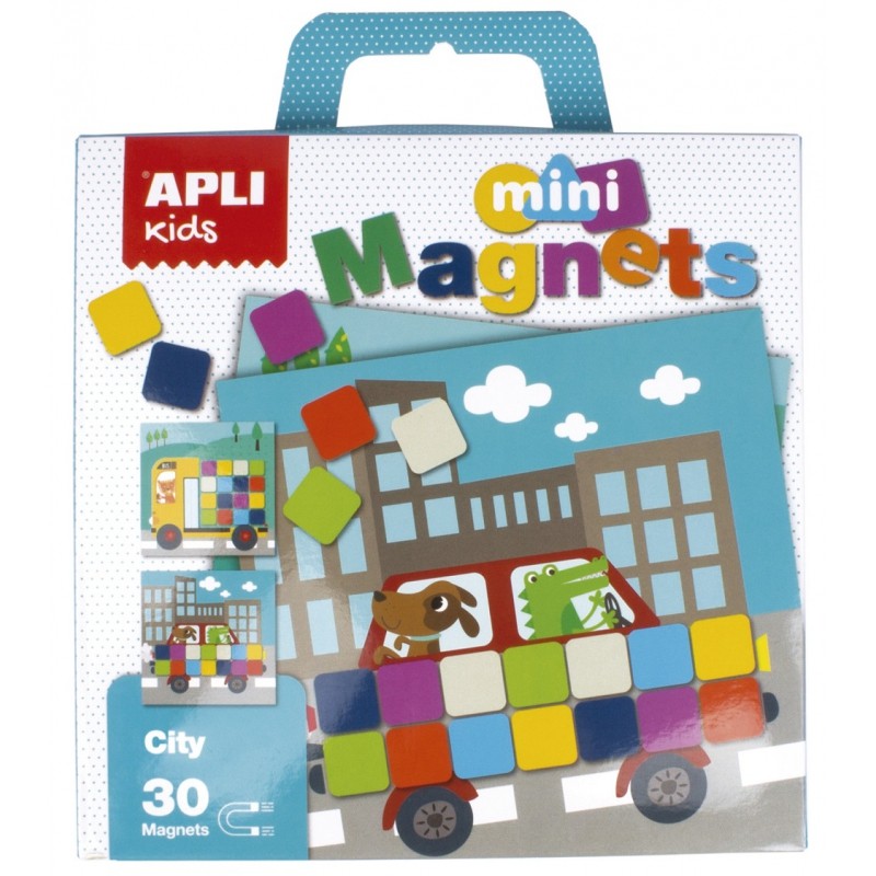 Apli Kids, Mini zestaw z magnesami - Miasto Apli Kids, Mini zestaw z magnesami - Miasto