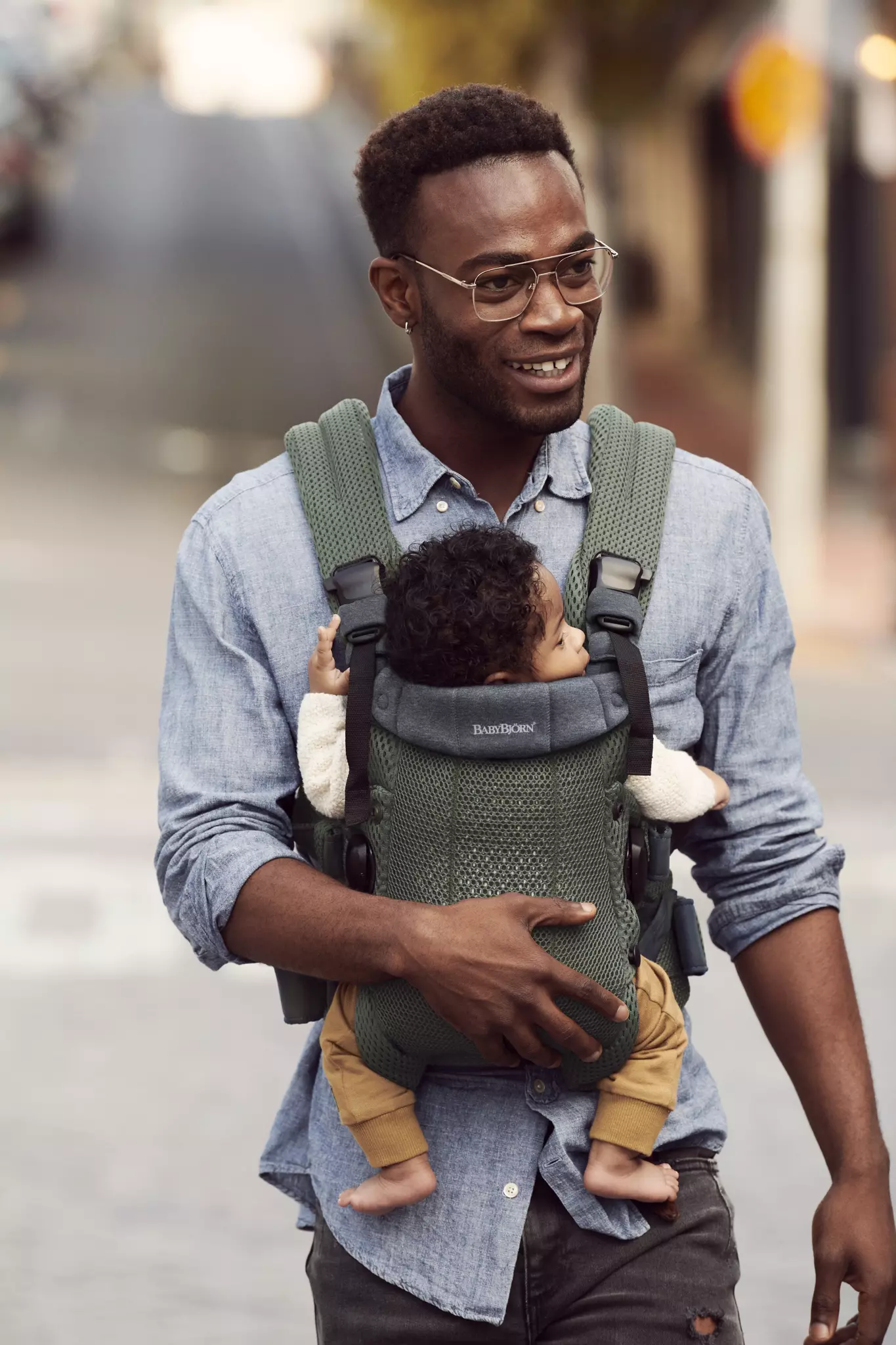 Babybjorn , Nosidełko Harmony 3D Mesh, Zielony Babybjorn , Nosidełko Harmony 3D Mesh, Zielony