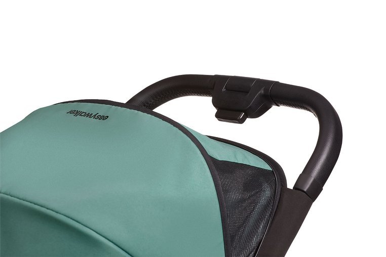 Easywalker, Miley Kompaktowy wózek spacerowy ze zintegrowaną torbą transportową Coral Green Easywalker, Miley Kompaktowy wózek spacerowy ze zintegrowaną torbą transportową Coral Green