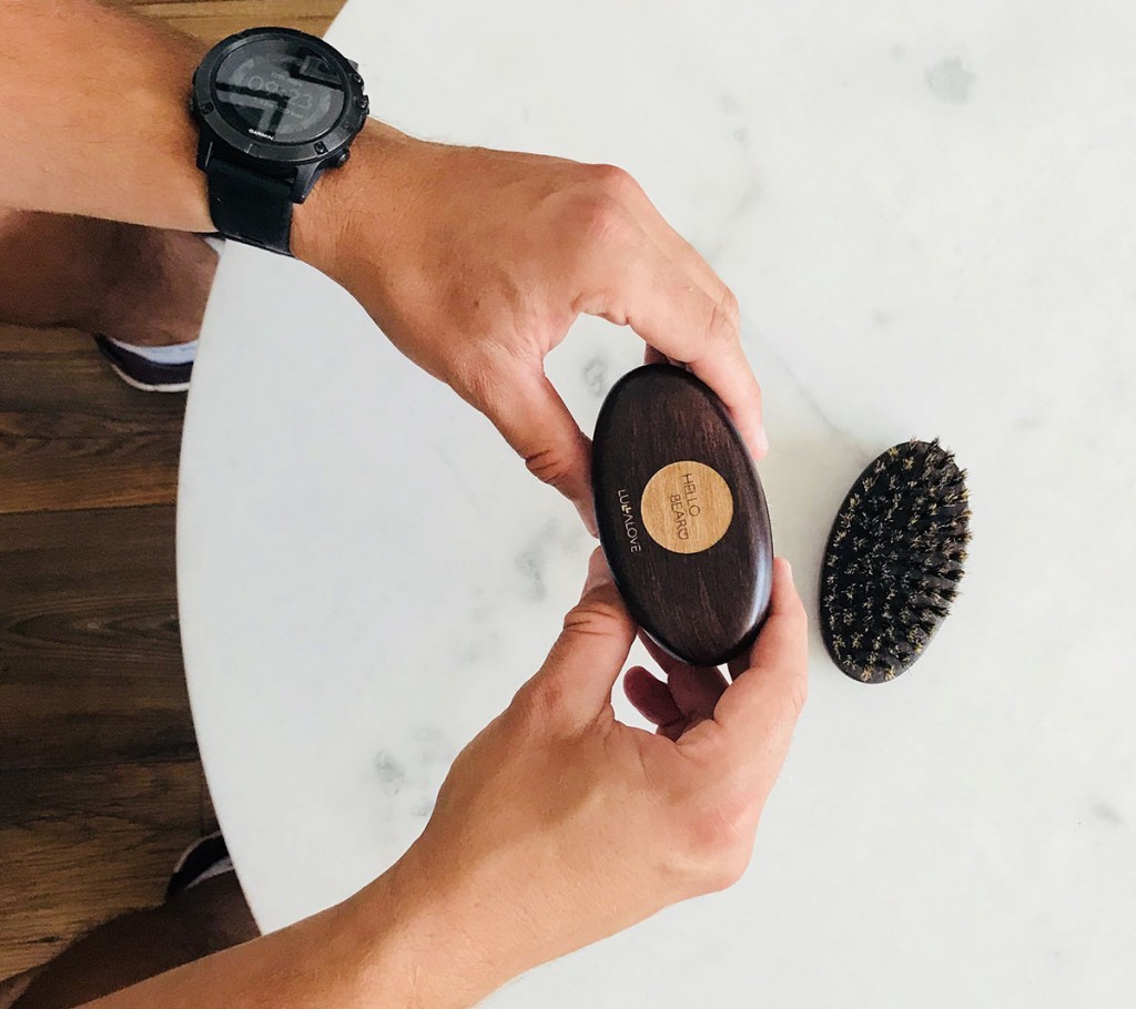 Lullalove, Szczotka do brody - 100% włosie dzika