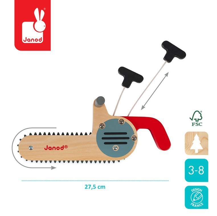 Janod, Drewniana piła łańcuchowa Brico'kids