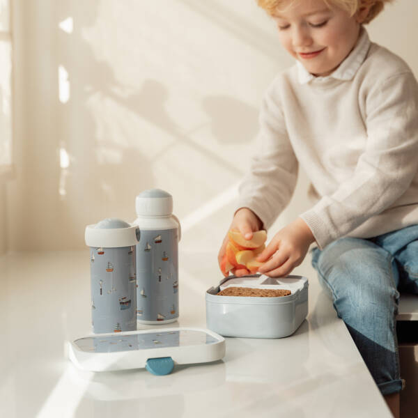 Little Dutch,  Zestaw lunch box  i butelka Sailors Bay