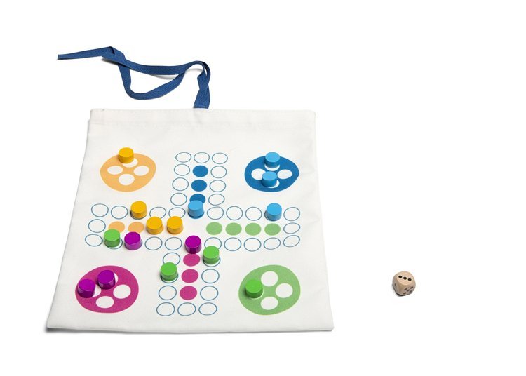 BS Toys, Podróżna gra 2w1 - chińczyk, drabinka BS Toys, Podróżna gra 2w1 - chińczyk, drabinka