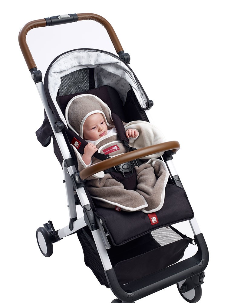 Red Castle, otulacz rożek Babynomade 6-12m Double Fleece Heather beige/ Ecru Red Castle, otulacz rożek Babynomade 6-12m Double Fleece Heather beige/ Ecru