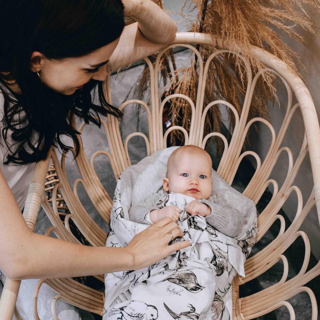 Beztroska, Rożek bawełniany z welurem - Polska jesień