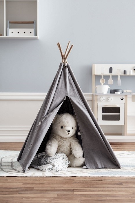 Kids Concept, Namiot Tipi Mini Grey