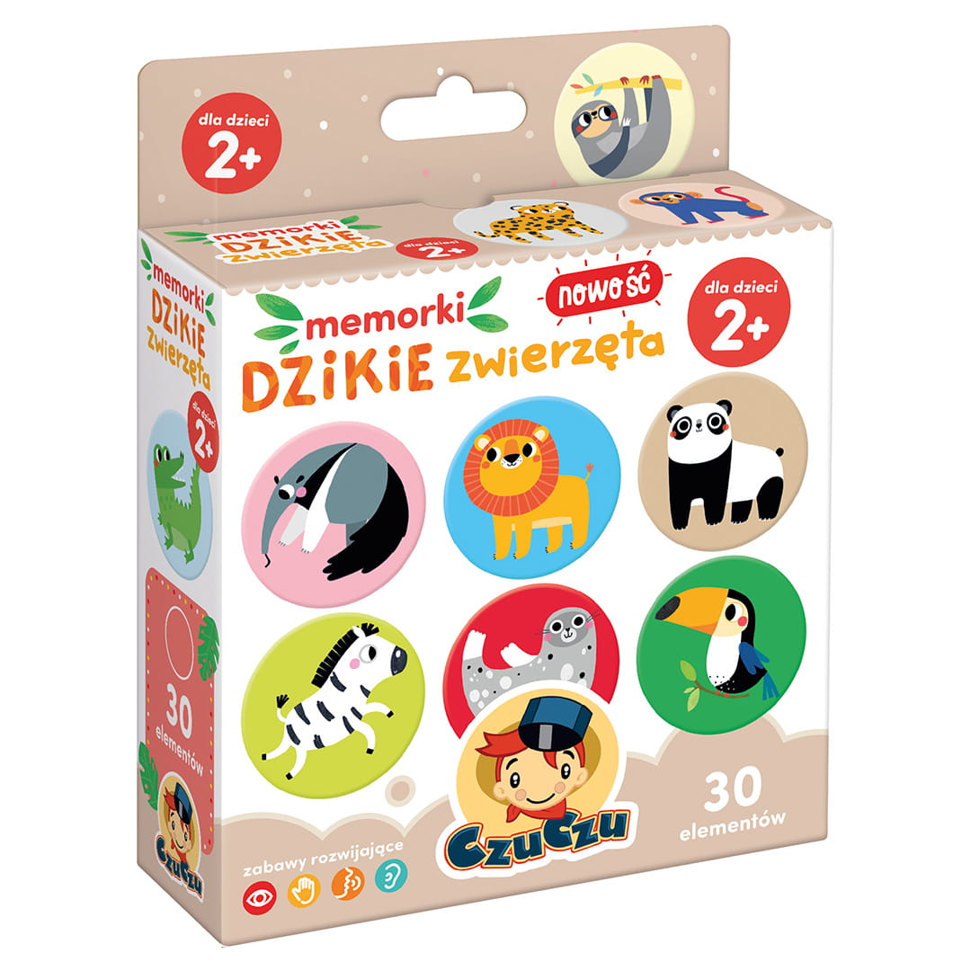 Czuczu, Gra memorki dzikie zwierzęta Czuczu, Gra memorki dzikie zwierzęta