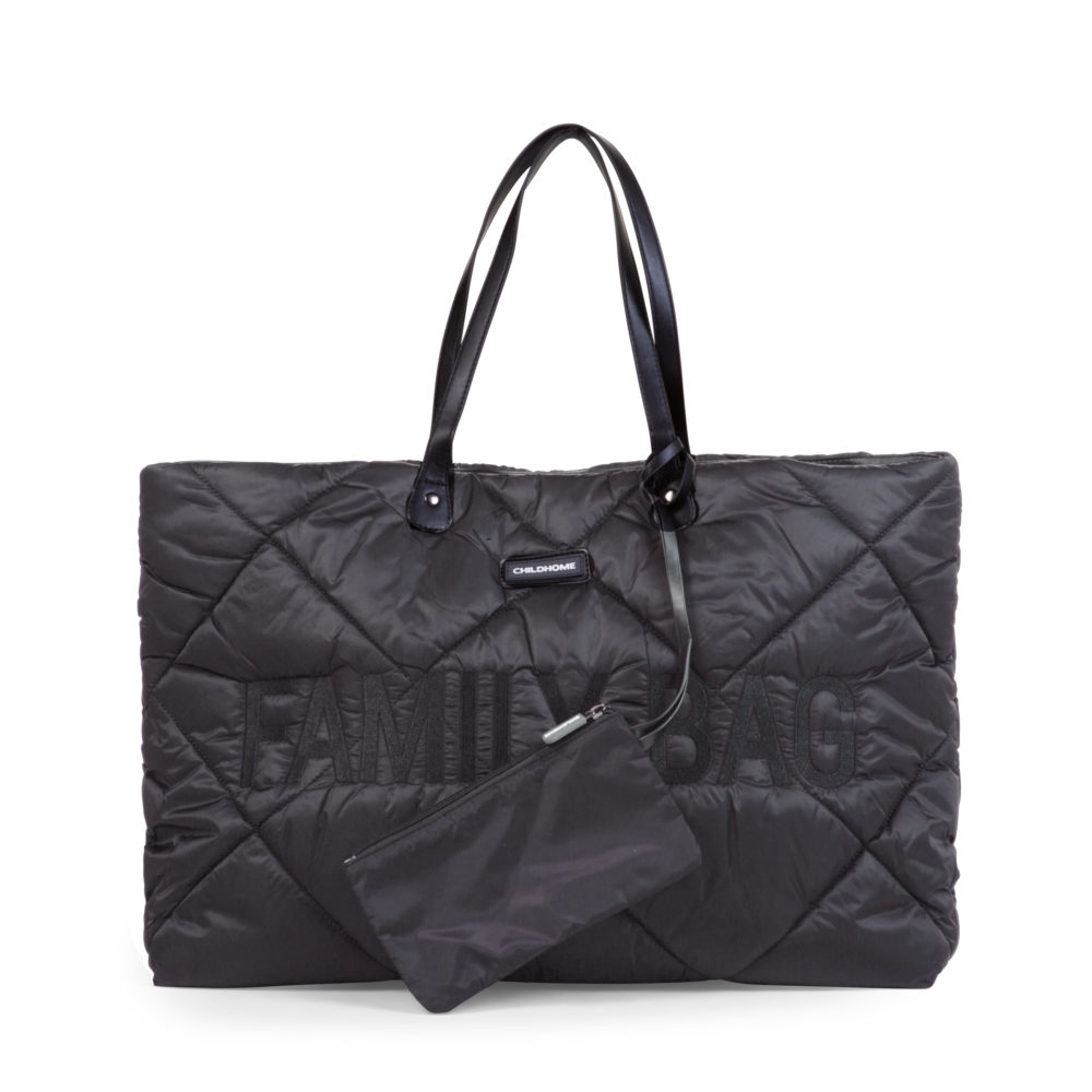 Childhome, Torba Family bag Pikowana Czarna Childhome, Torba Family bag Pikowana Czarna