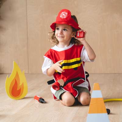 Plan Toys, Zestaw Strażaka Plan Toys, Zestaw Strażaka