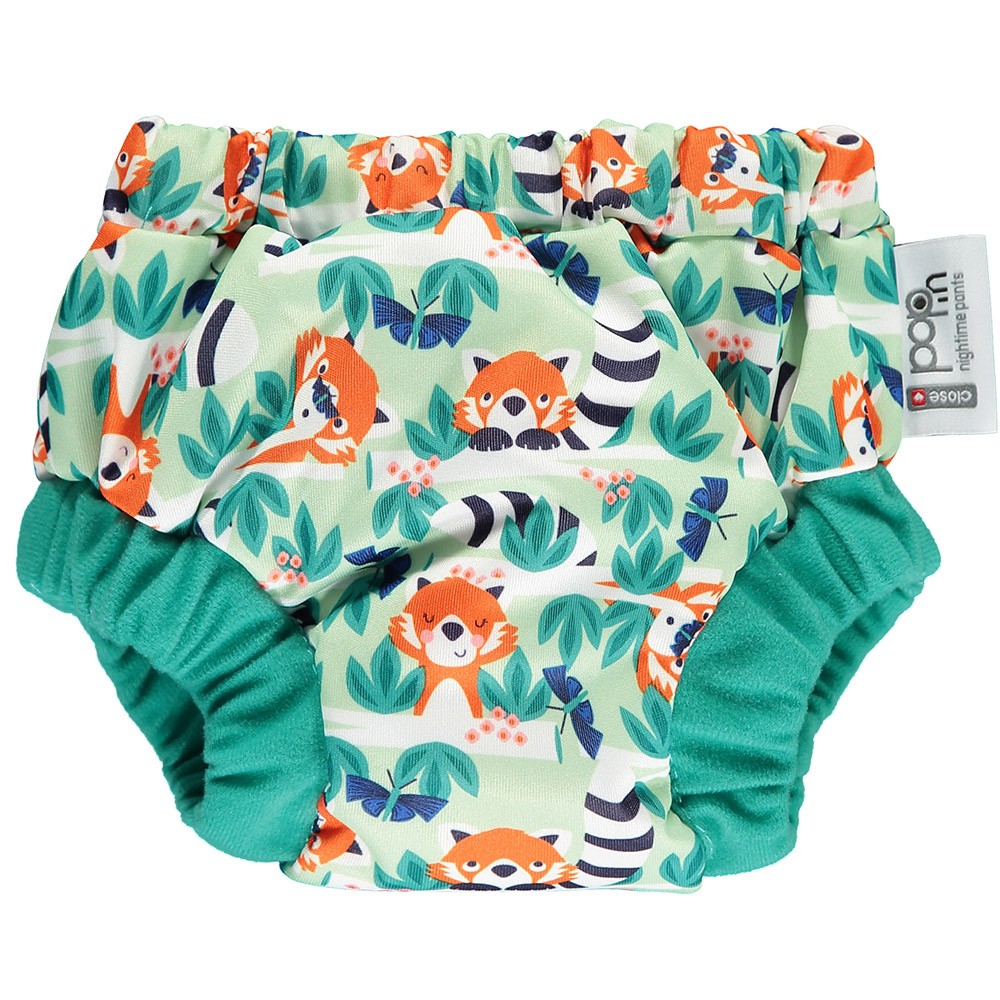 Close Parent, Majtki treningowe szybkoschnące na noc, Red Panda, XL Close Parent, Majtki treningowe szybkoschnące na noc, Red Panda, XL