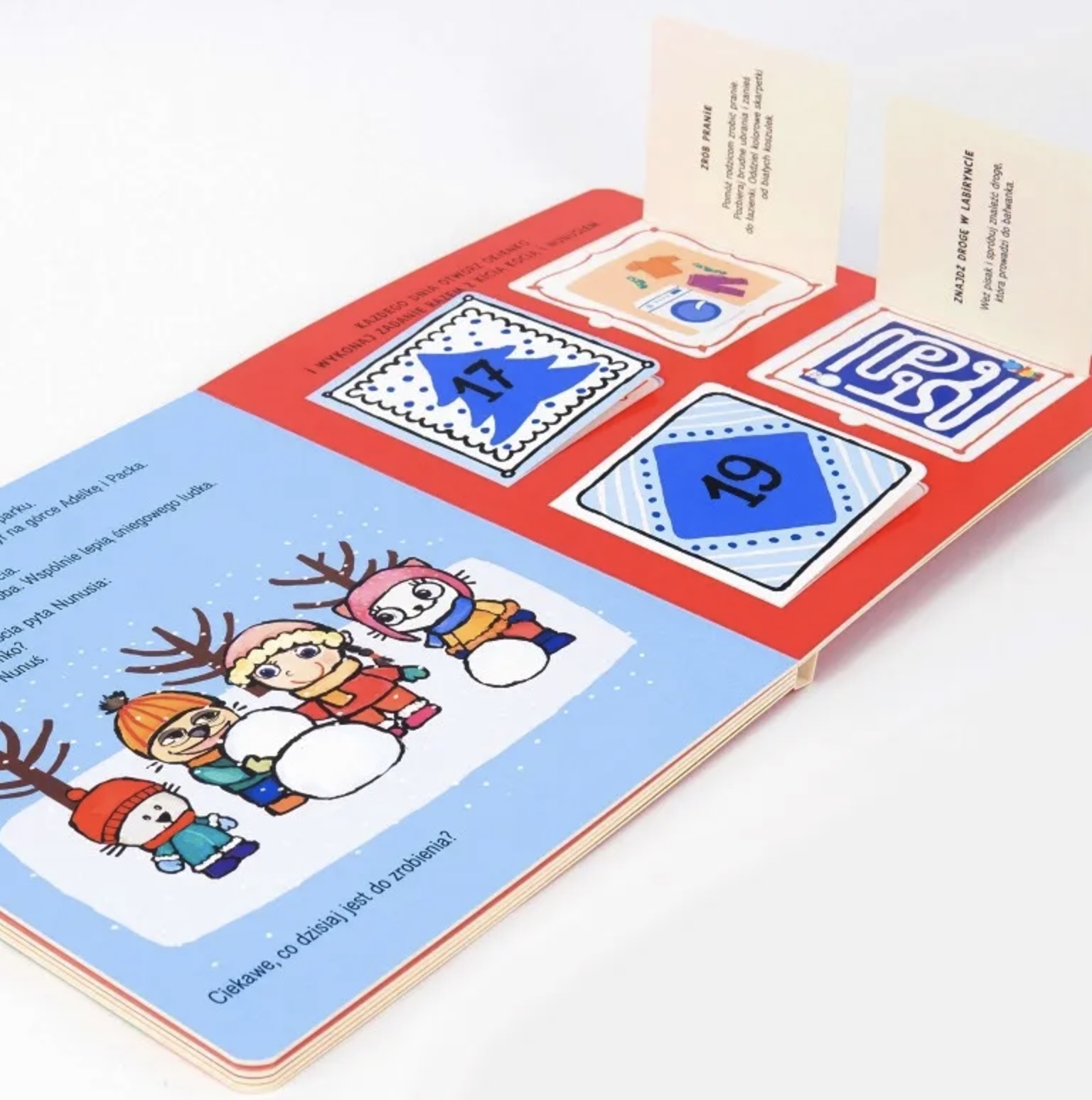 Czekamy na święta!. Kalendarz adwentowy z zadaniami. Kicia Kocia i Nunuś