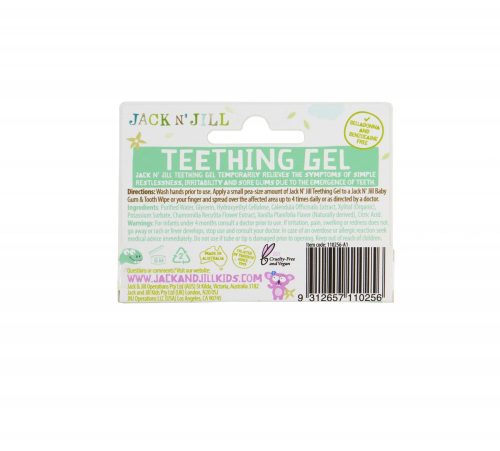 Jack N' Jill, Naturalny żel łagodzący ząbkowanie, 15g Jack N' Jill, Naturalny żel łagodzący ząbkowanie, 15g