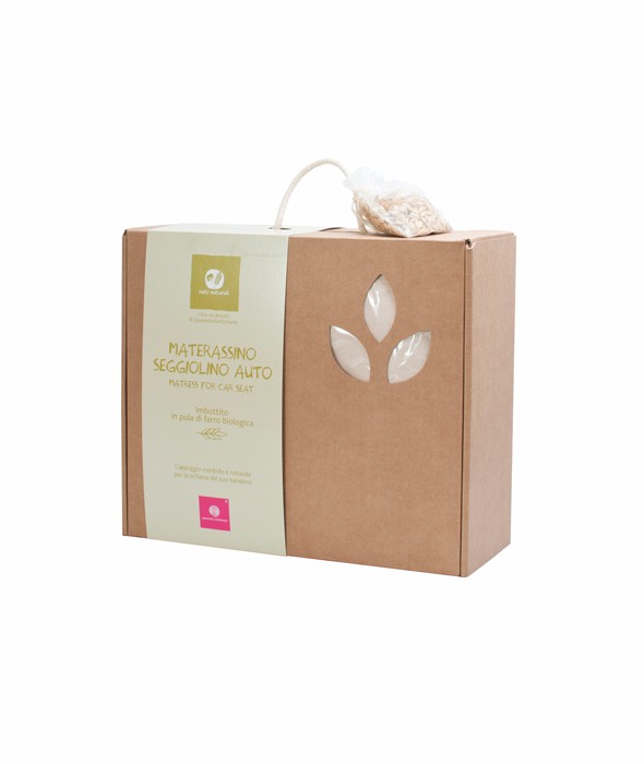 Eko materacyk do fotelika samochodowego -  NATI NATURALI beż Eko materacyk do fotelika samochodowego -  NATI NATURALI beż