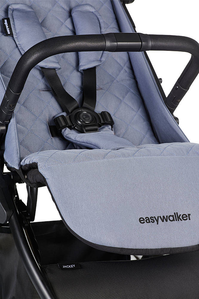 Easywalker, Jackey Kompaktowy, samoskładający się wózek spacerowy z torbą transportową Steel Grey Easywalker, Jackey Kompaktowy, samoskładający się wózek spacerowy z torbą transportową Steel Grey