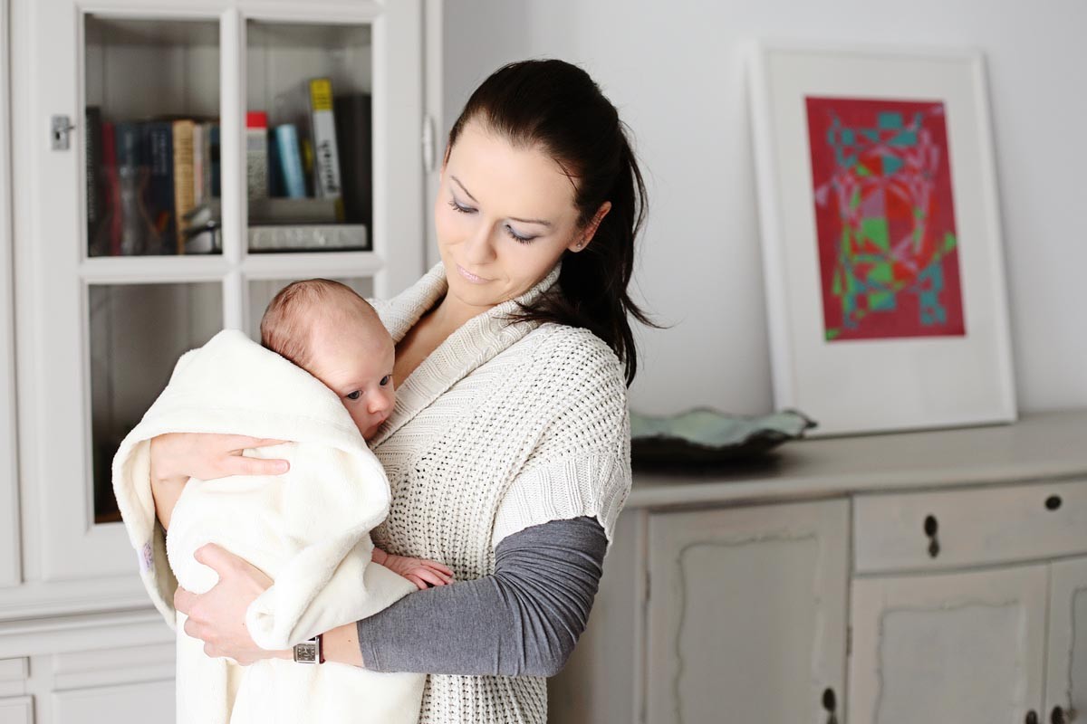 Poofi, mały mięsisty kocyk ecru