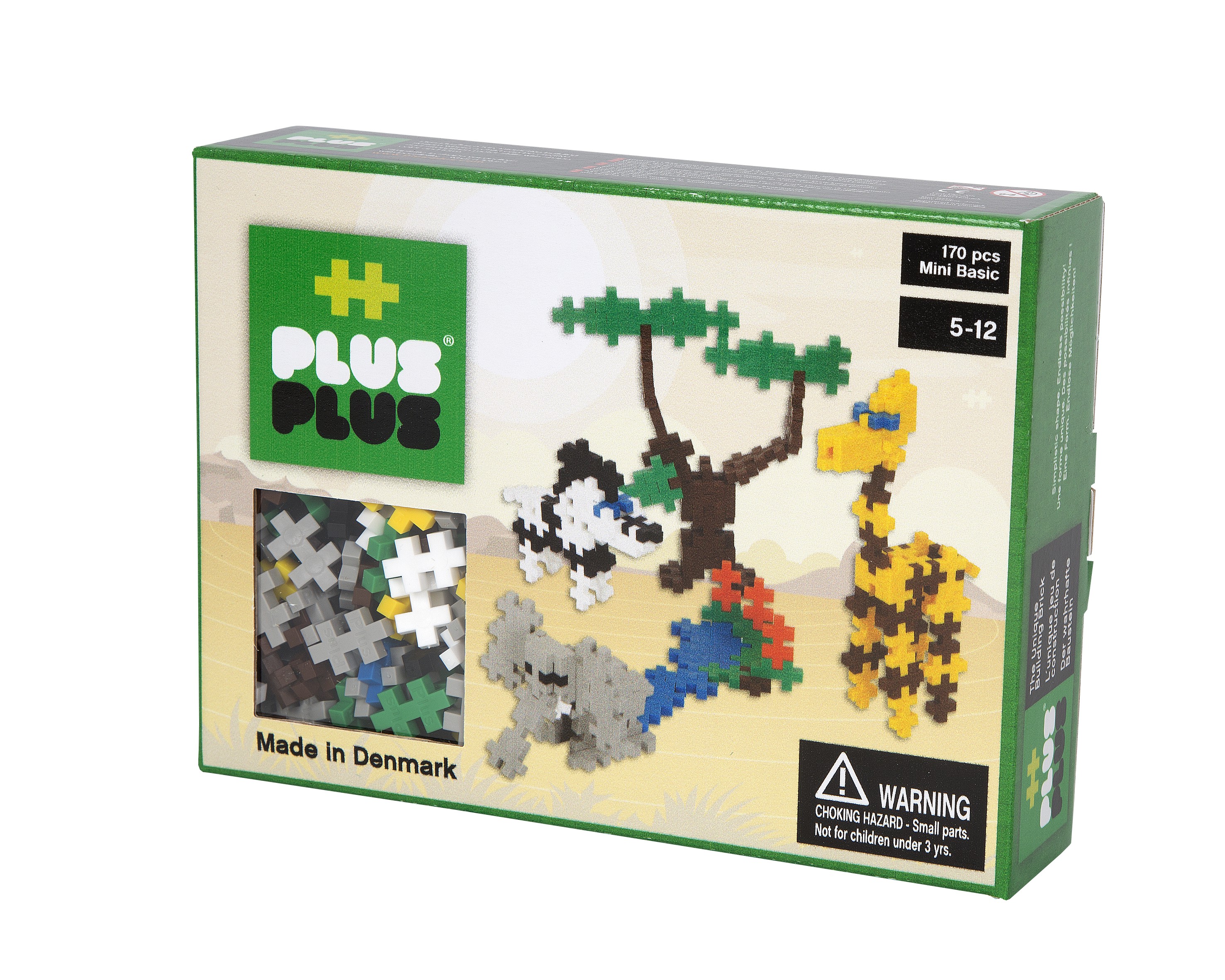 Plus-Plus, klocki konstrukcyjne plus plus Mini 170 BASIC  SAFARI Plus-Plus, klocki konstrukcyjne plus plus Mini 170 BASIC  SAFARI