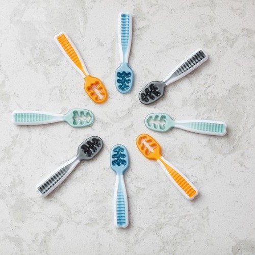 NumNum, Łyżeczki Wstępne GOOtensils™ Rosebud + Frosty Lilac