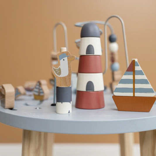 Stolik edukacyjny drewniany Little Dutch Sailors Bay