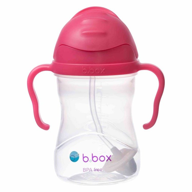B.Box, Kubek 4w1 240 ml, malinowy B.Box, Kubek 4w1 240 ml, malinowy