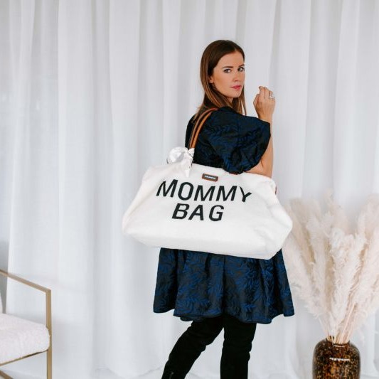 Childhome, Torba Mommy Bag Teddy Bear White (Limited Edition) Childhome, Torba Mommy Bag Teddy Bear White (Limited Edition)