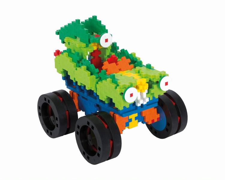 Plus-Plus, GO, Mini Mix 600 szt. Monster Trucks