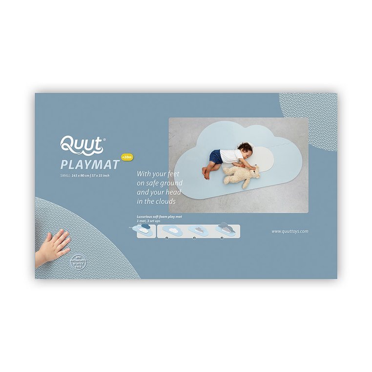 Quut, Mata do zabawy piankowa podłogowa Chmurka Playmat Dusty blue Quut, Mata do zabawy piankowa podłogowa Chmurka Playmat Dusty blue