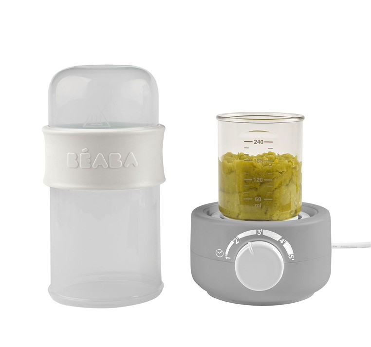 Beaba, Podgrzewacz i sterylizator parowy do butelek i słoiczków Babymilk Second grey