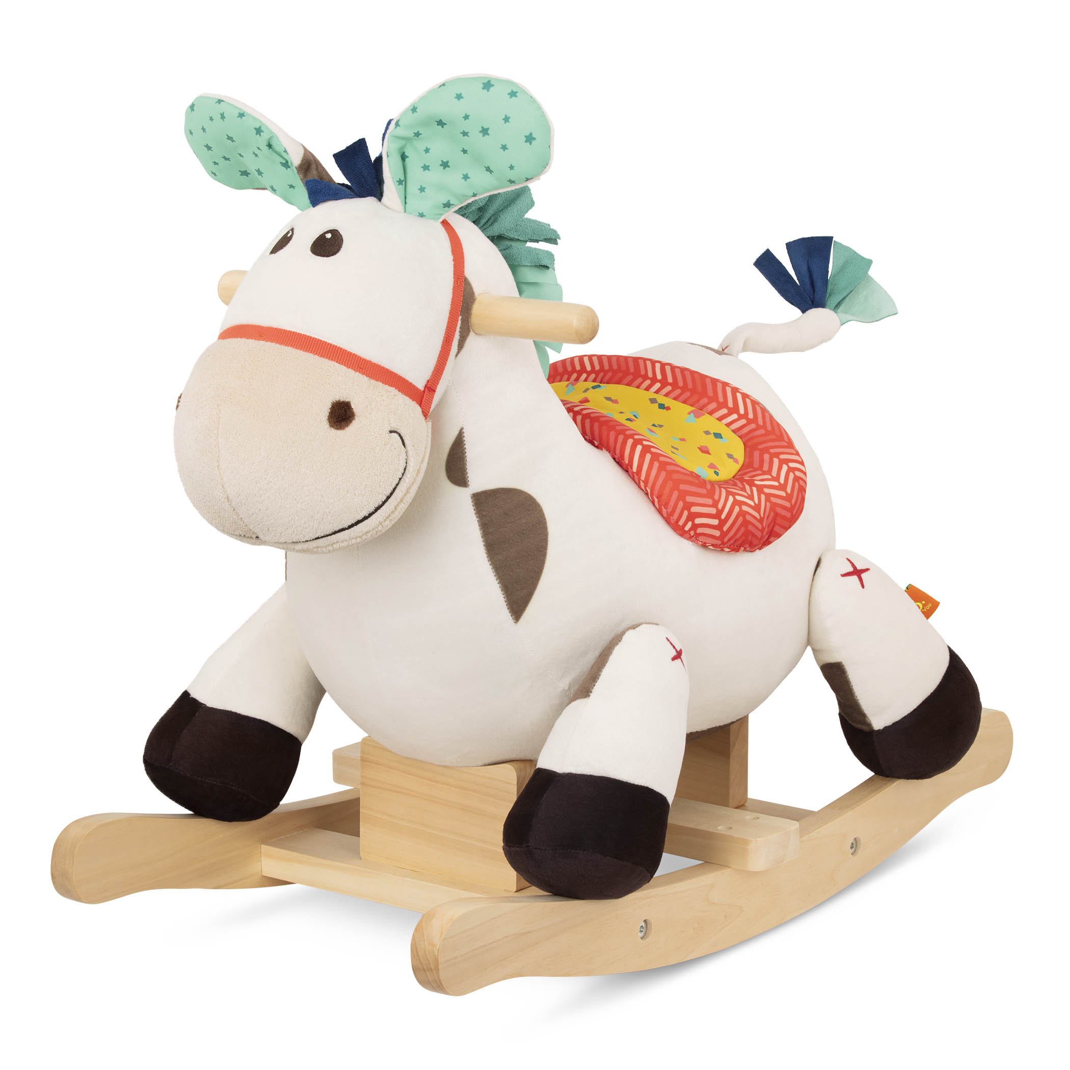 B.toys, Rodeo Rocker Spotty – pluszowy KOŃ na biegunach B.toys, Rodeo Rocker Spotty – pluszowy KOŃ na biegunach