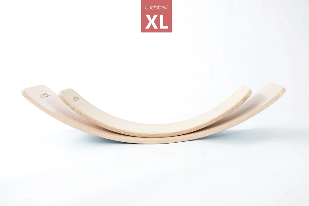 Wobbel, Deska do balansowania XL z filcem - pink Wobbel, Deska do balansowania XL z filcem - pink