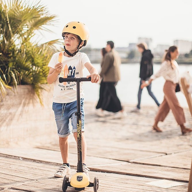 Scootandride, Kask S-M dla dzieci 3+ Lemon kolekcja Icecream 2020 Scootandride, Kask S-M dla dzieci 3+ Lemon kolekcja Icecream 2020