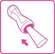 Samopodgrzewająca się butelka iiamo go - pomarańczowo-purpurowa