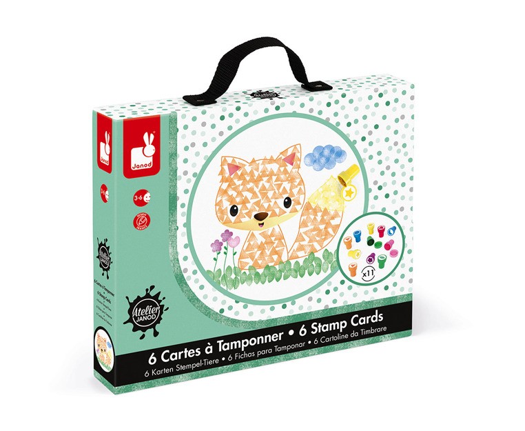 Janod, Zestaw artystyczny Stempelki Zwierzęta
