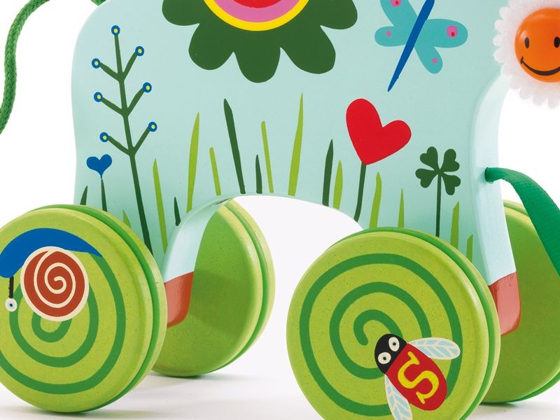 Djeco, zabawka do ciągnięcia Krowa