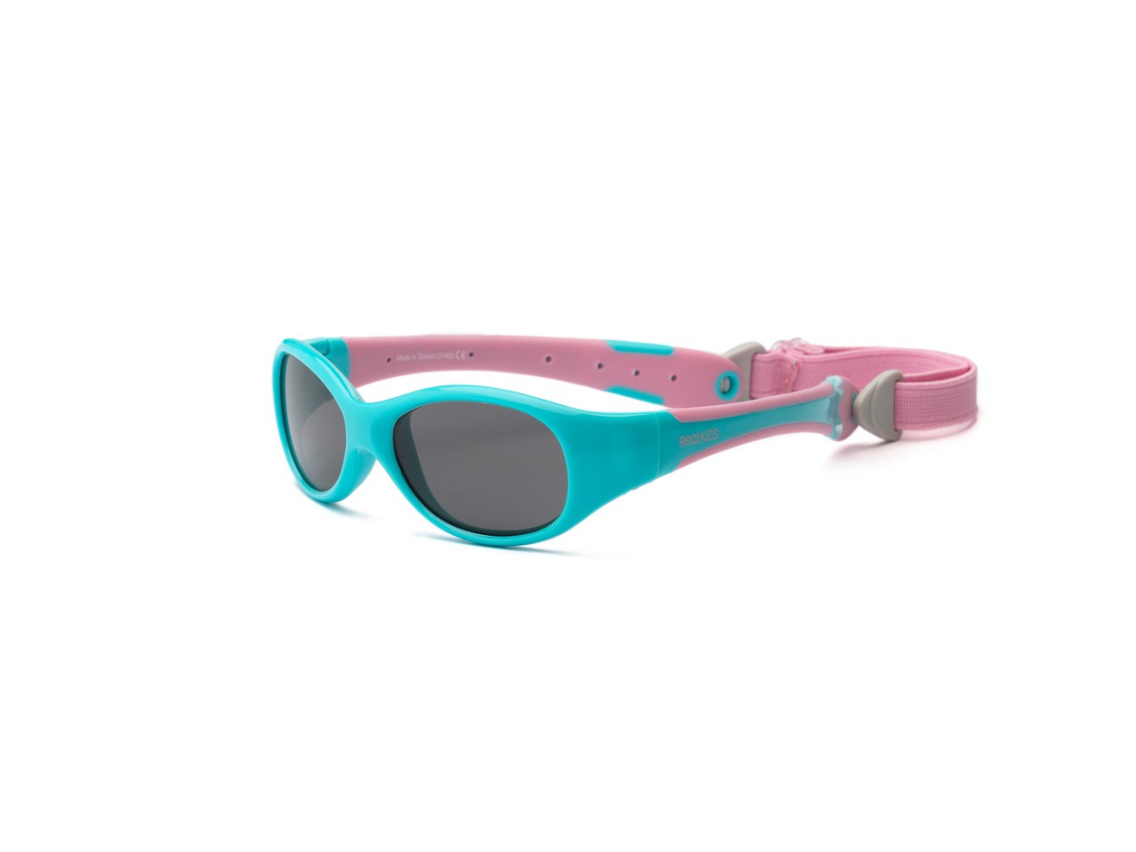 Okulary przeciwsłoneczne, Explorer - Aqua and Pink 4-7 lat